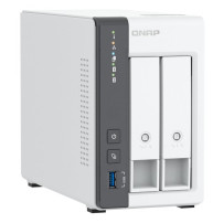 QNAP TS-216G server NAS e di archiviazione Tower Cortex-A Cortex-A55 4 GB 0 TB Bianco
