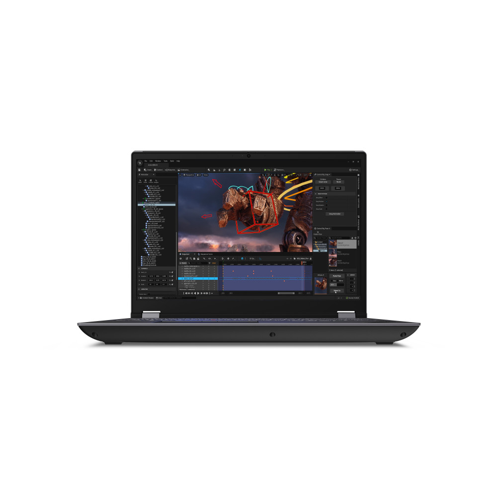 Lenovo ThinkPad P16 Gen 2 21FA - Design della cerniera a 180 gradi - Intel Core i7 - i7-14700HX / fino a 5.5 GHz - Win 11 Pro - Lenovo ThinkPad P16 Gen 2 21FA - Design della cerniera a 180 gradi - Intel Core i7 - i7-14700HX / fino a 5.5 GHz - Win 11 Pro -
