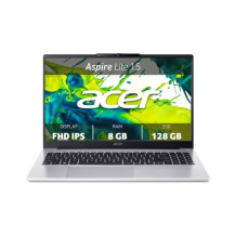 ACER ASPIRE LITE 15 AL15-32P-C4QG 15.6" INTEL CELERON N4500 RAM 8GB-eMMC 128GB-INTEL UHD GRAPHICS-WI-FI-WIN 11 HOME ARGENTO (NX.