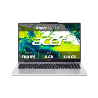 ACER ASPIRE LITE 15 AL15-32P-C4QG 15.6" INTEL CELERON N4500 RAM 8GB-eMMC 128GB-INTEL UHD GRAPHICS-WI-FI-WIN 11 HOME ARGENTO (NX.