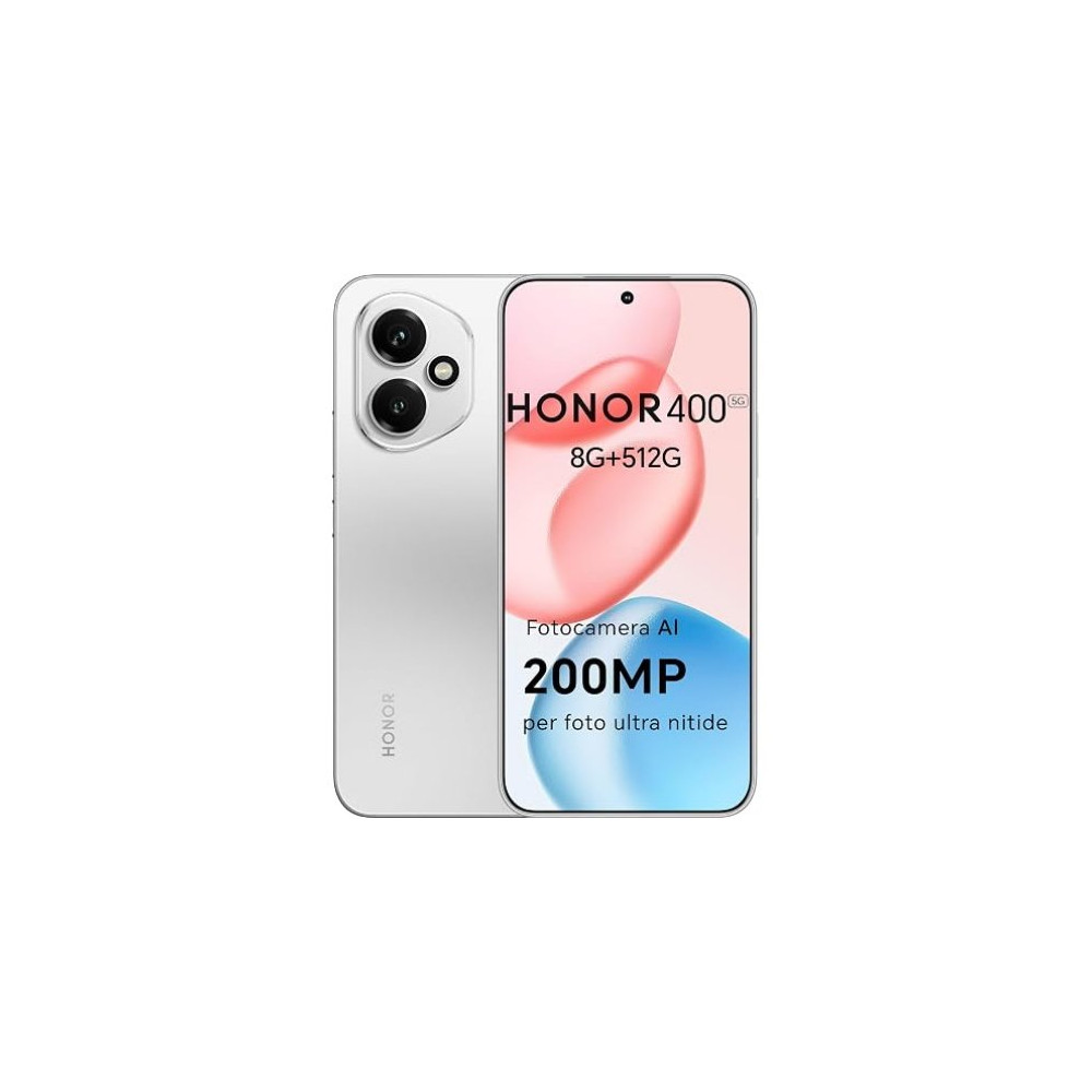 HONOR 400 5G 8+512GB 6.5" METEOR SILVER ITALIA