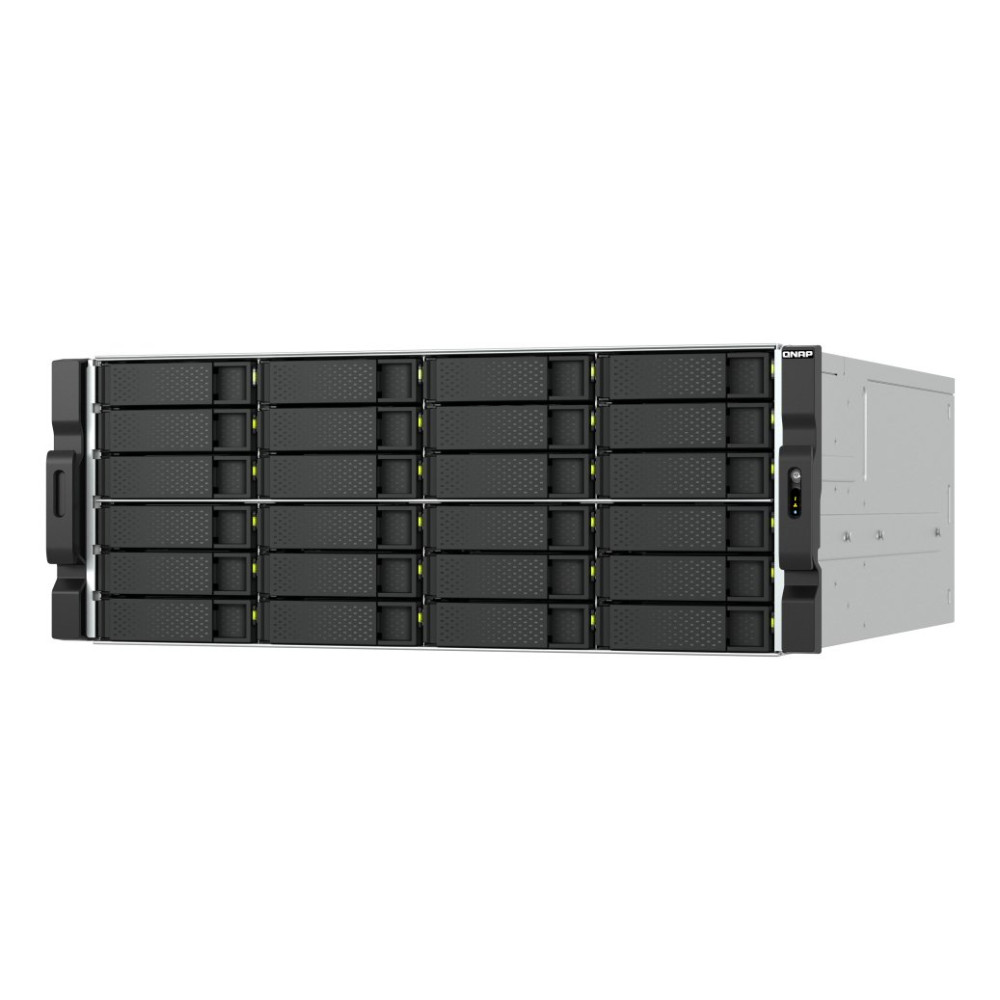 QNAP TS-h2477AXU-RP Server di archiviazione Armadio (4U) AMD Ryzen™ 7 7745 32 GB DDR5 0 TB QNAP QTS Nero, Grigio