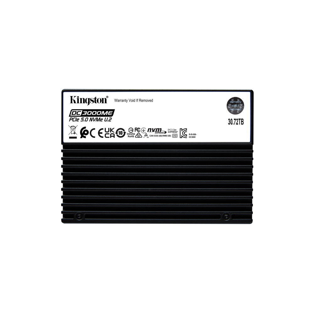 Kingston Technology 30.7TB DC3000ME U.2 PCIe 5.0 NVMe TCG Opal Enterprise SSD