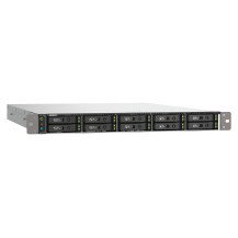 QNAP TS-h1090FU NAS Rack (1U) EPYC 7232P 64 GB DDR4 0 TB QuTS hero Nero, Grigio