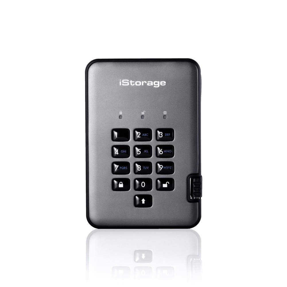 iStorage diskAshur PRO2 512 GB USB tipo A 3.2 Gen 1 (3.1 Gen 1) Nero