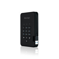 iStorage diskAshur 2 disco rigido esterno 4 TB 5400 Giri/min USB tipo A 3.2 Gen 1 (3.1 Gen 1) Nero