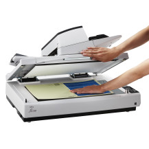 Ricoh fi-7700S Scanner a piano e ADF 600 x 600 DPI A3 Nero, Bianco