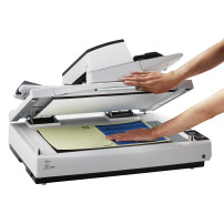 Ricoh fi-7700S Scanner a piano e ADF 600 x 600 DPI A3 Nero, Bianco