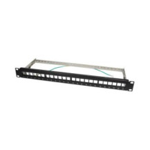 LogiLink Patch Panel STP 24-Port RJ-45 schwarz