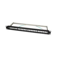 LogiLink Patch Panel STP 24-Port RJ-45 schwarz