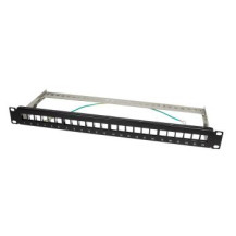 LogiLink Patch Panel STP 24-Port RJ-45 schwarz