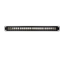LogiLink Patch Panel STP 24-Port RJ-45 schwarz
