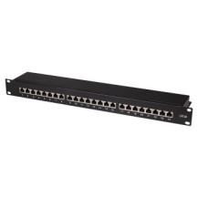 LogiLink NP0061 - RJ-45 - Cat6a - Nero - Metallo - Montaggio a rack - RJ45