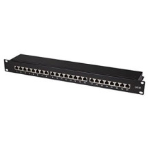 LogiLink NP0061 - RJ-45 - Cat6a - Nero - Metallo - Montaggio a rack - RJ45