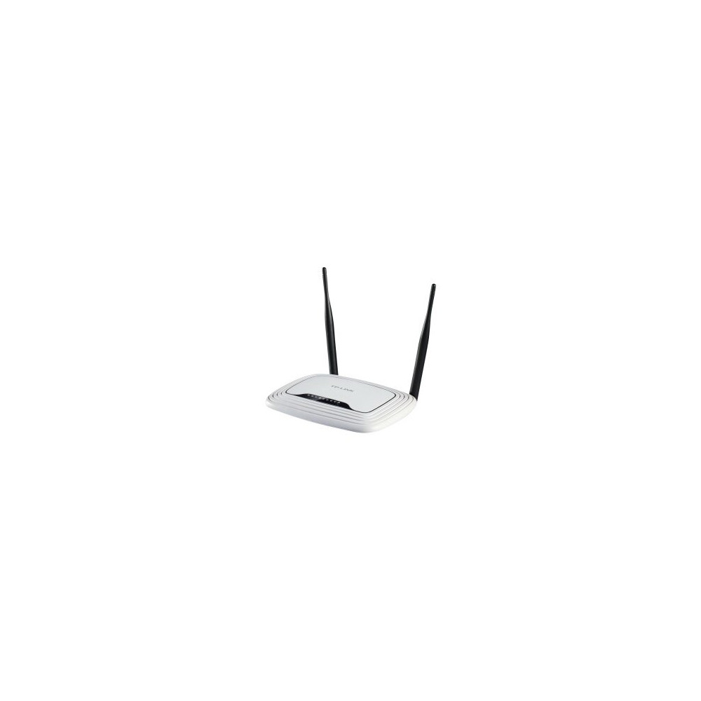 TP-LINK Router 300Mbps Wireless N - Wi-Fi 4 (802.11n) - Banda singola (2.4 GHz) - Collegamento ethernet LAN - Nero - Bianco - Ro