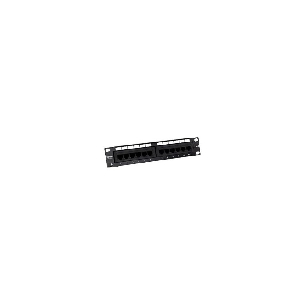 TRENDnet TC-P12C6 - 10/100/1000Base-T(X) - Gigabit Ethernet - RJ-45 - Cat6 - Nero - CE - FCC