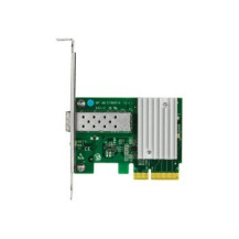 TRENDnet TEG-10GECSFP - Interno - Cablato - PCI Express - Fibra - 10000 Mbit/s - Verde - Argento