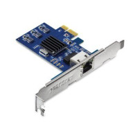 TRENDnet TEG-25GECTX - Interno - Cablato - PCI Express - Ethernet - 2500 Mbit/s - Blu - Argento