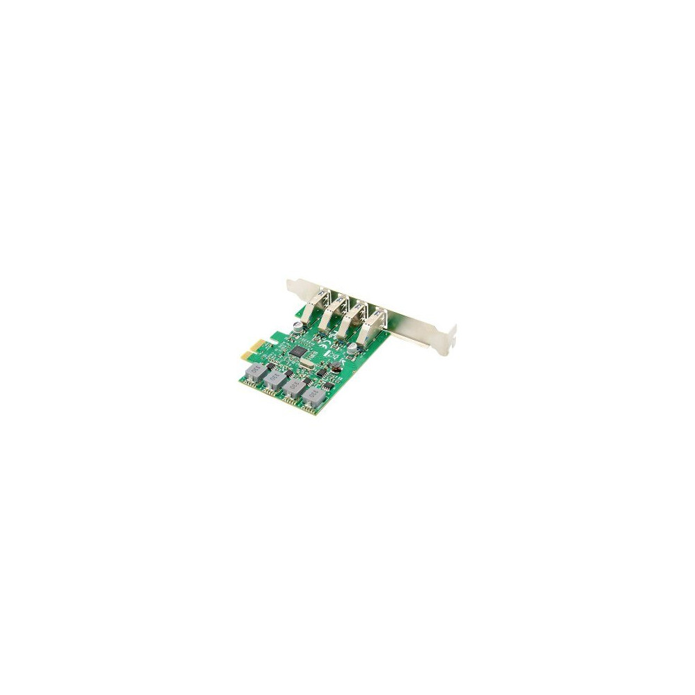 DIGITUS DS-30226 - PCIe - USB 3.2 Gen 1 (3.1 Gen 1) - Piena altezza/Basso profilo - PCIe 2.0 - Verde - VIA Technologies