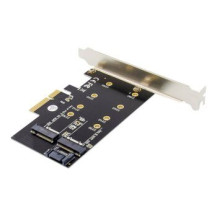 DIGITUS DS-33170 - PCIe - M.2 - PCI 3.0 - Nero - 6 Gbit/s - 114 mm