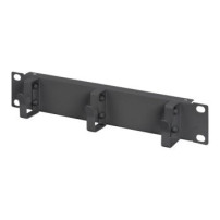 DIGITUS DN-10-ORG-1U-B - Pannello di gestione del cavo - Nero - 1U