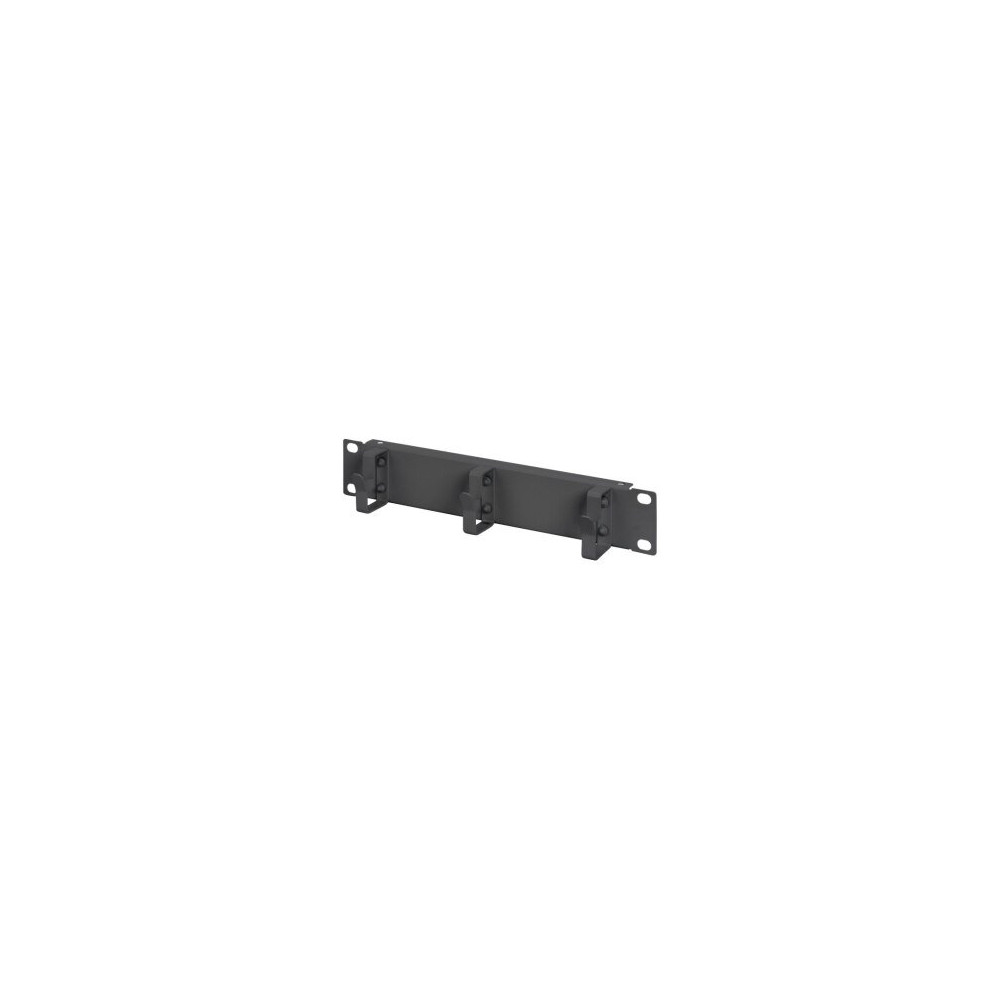 DIGITUS DN-10-ORG-1U-B - Pannello di gestione del cavo - Nero - 1U