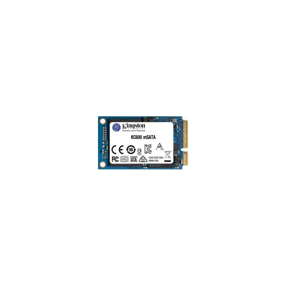 Kingston KC600 - 256 GB - mSATA - 550 MB/s - 6 Gbit/s