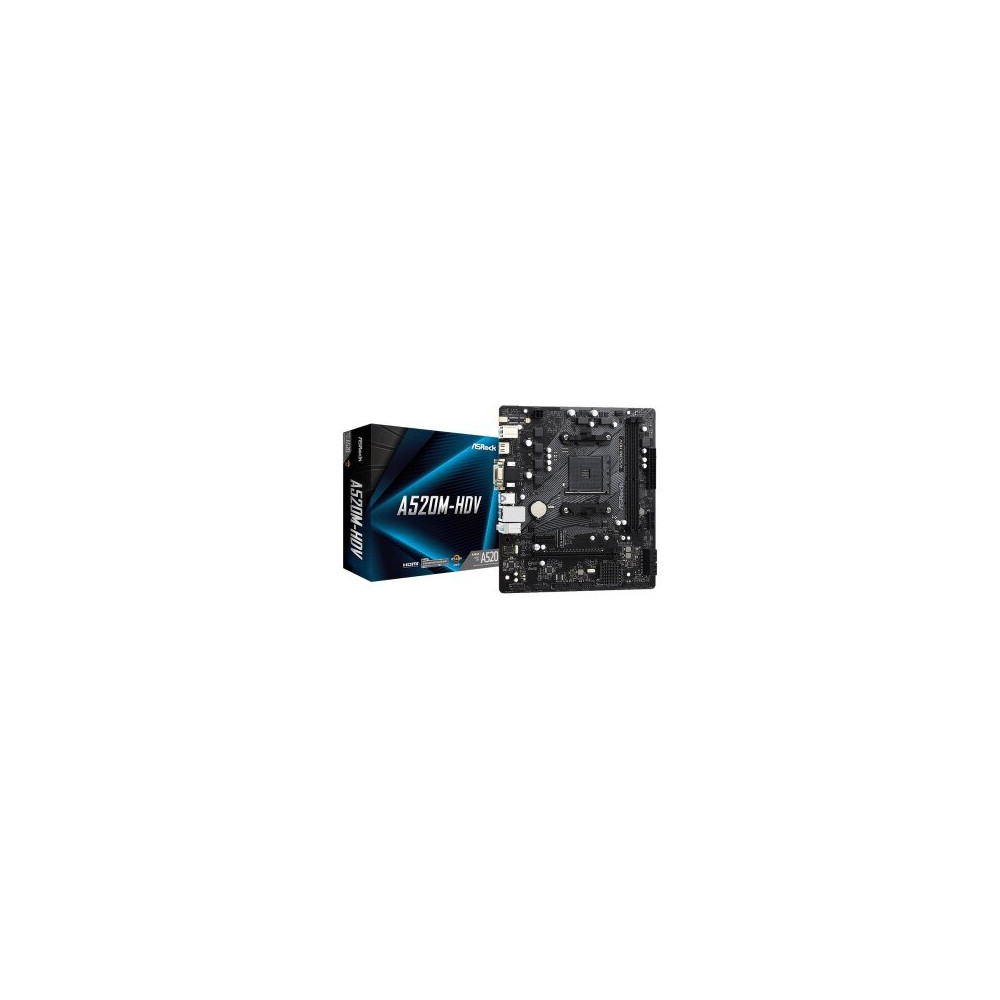 ASRock A520M-HDV Motherboard micro ATX Socket AM4 AMD A520