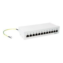 LogiLink NP0017A - Cat6 - Grigio - Acciaio - Montaggio a rack - 1U - CE