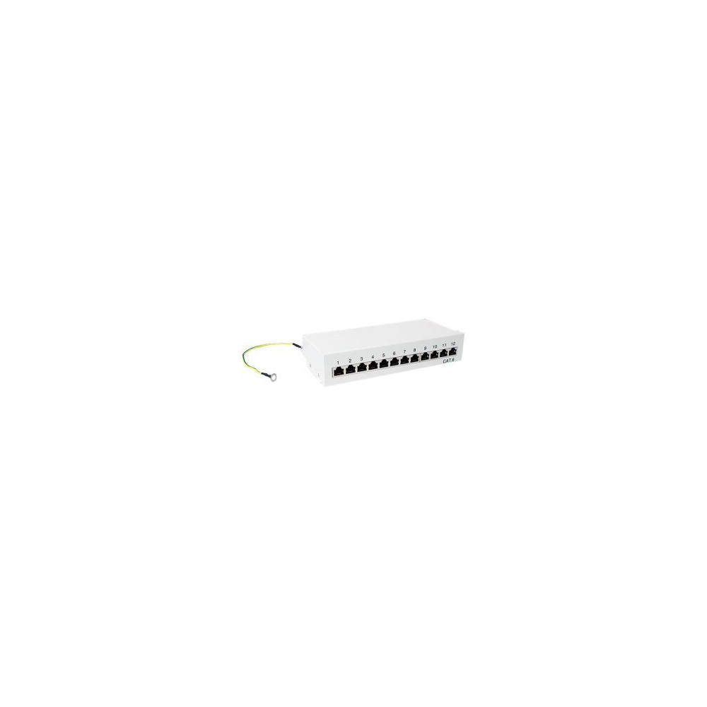 LogiLink NP0017A - Cat6 - Grigio - Acciaio - Montaggio a rack - 1U - CE