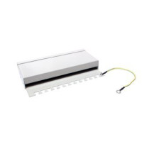 LogiLink NP0017A - Cat6 - Grigio - Acciaio - Montaggio a rack - 1U - CE