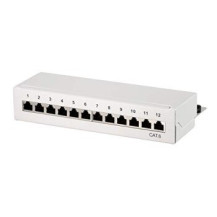 LogiLink NP0017A - Cat6 - Grigio - Acciaio - Montaggio a rack - 1U - CE