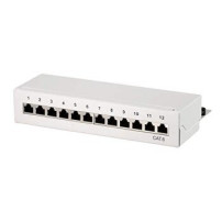 LogiLink NP0017A - Cat6 - Grigio - Acciaio - Montaggio a rack - 1U - CE