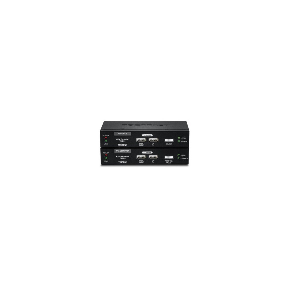 TRENDnet TK-EX4 - 130 mm - 65 mm - 25 mm - 0 - 40 °C - USB,VGA