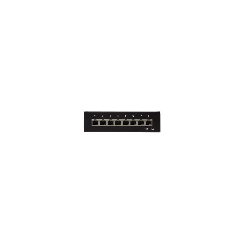 LogiLink NP0018B - 10 Gigabit Ethernet - 10000 Mbit/s - Cat6a - S/UTP (STP) - Nero - Acciaio