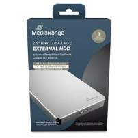 MEDIARANGE USB 3.0 HDD 1TB - 1000 GB - 2.5″ - 3.2 Gen 1 (3.1 Gen 1) - 5400 Giri/min - Argento