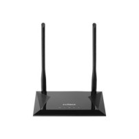 Edimax N300 - Wi-Fi 4 (802.11n) - Banda singola (2.4 GHz) - Collegamento ethernet LAN - Nero - Router da tavolo