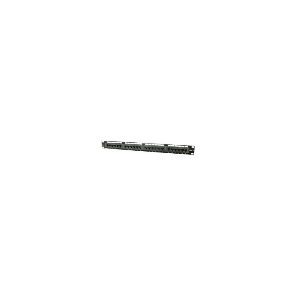 LogiLink Patch Panel 19″ CAT6 24-Port - Nero