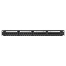 LogiLink Patch Panel 19″ CAT6 24-Port - Nero