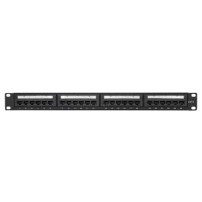 LogiLink Patch Panel 19″ CAT6 24-Port - Nero