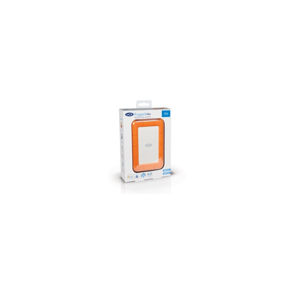LaCie Rugged Mini - Disco rigido - 2 TB - esterno (portatile)