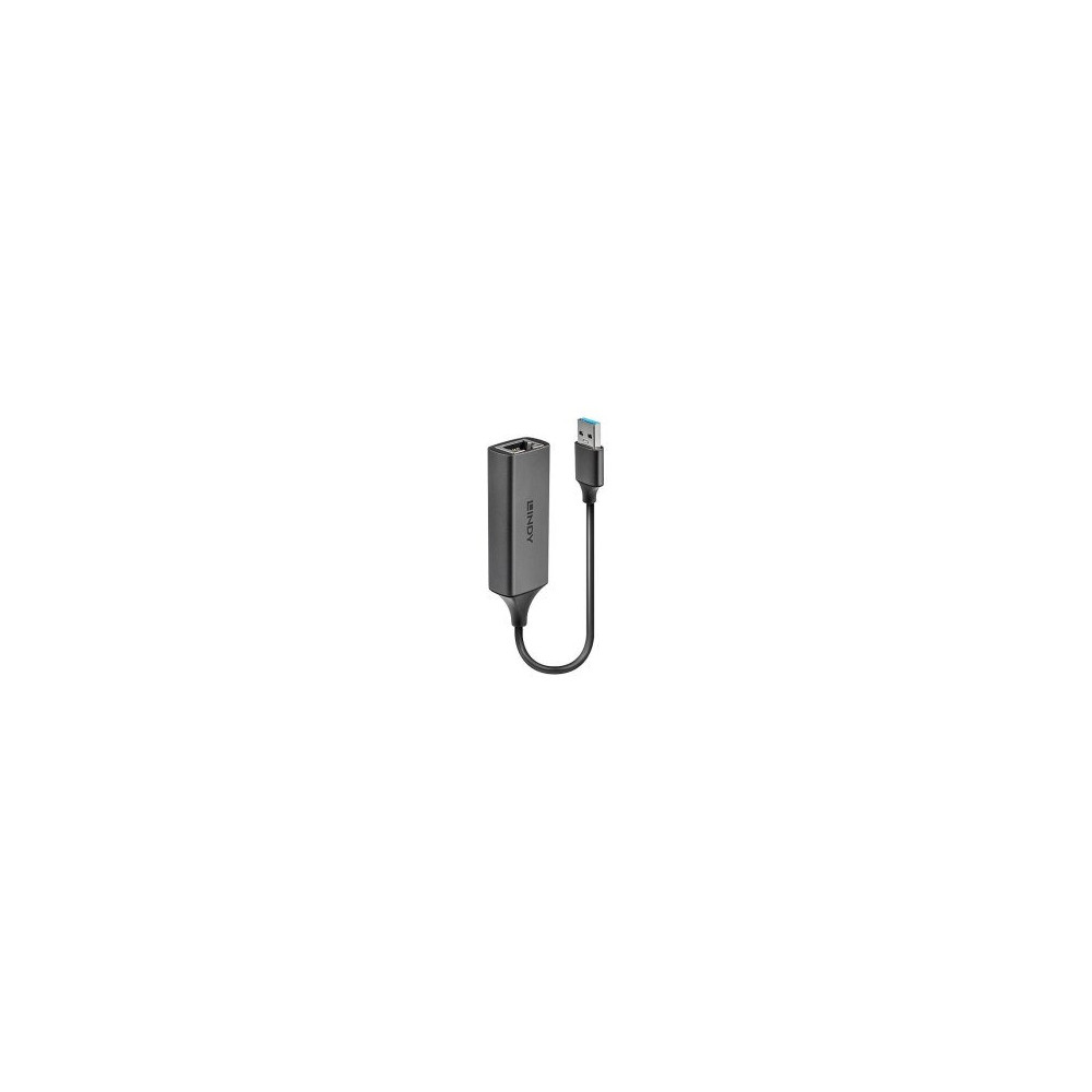 Lindy 43298 - USB - RJ45 - 0,135 m - Grigio