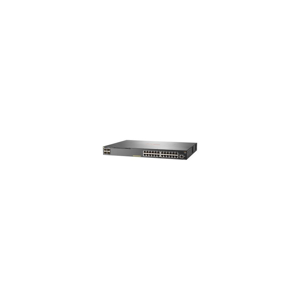 HPE Aruba 2930F 24G PoE+ 4SFP - Switch - L3 - managed - 24 x 10/100/1000 (PoE+)