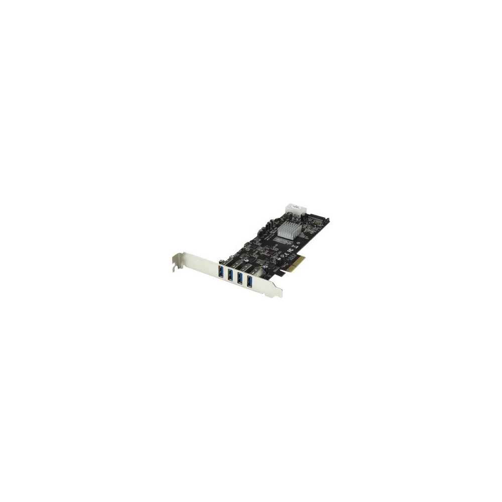 StarTech.com Adattatore scheda SuperSpeed USB 3.0 con 4 porte PCI Express (PCIe) con 4 canali da 5 Gbps dedicati - UASP - Alimen