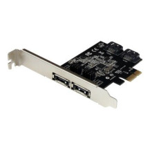 StarTech.com Scheda controller PCI Express SATA 6 Gbps eSATA 2 porte - Scheda PCIe SATA III a due porte - 2 int/2 est - PCIe - S