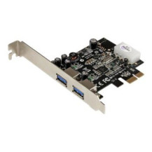 StarTech.com Adattatore scheda SuperSpeed USB 3.0 con 2 porte PCI Express (PCIe) con UASP - Alimentazione LP4 - PCIe - USB 3.2 G