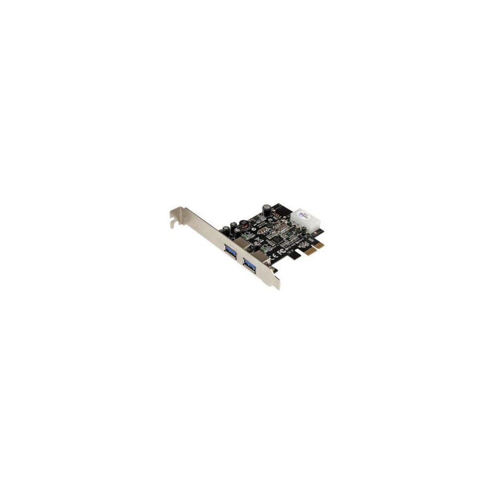 StarTech.com Adattatore scheda SuperSpeed USB 3.0 con 2 porte PCI Express (PCIe) con UASP - Alimentazione LP4 - PCIe - USB 3.2 G
