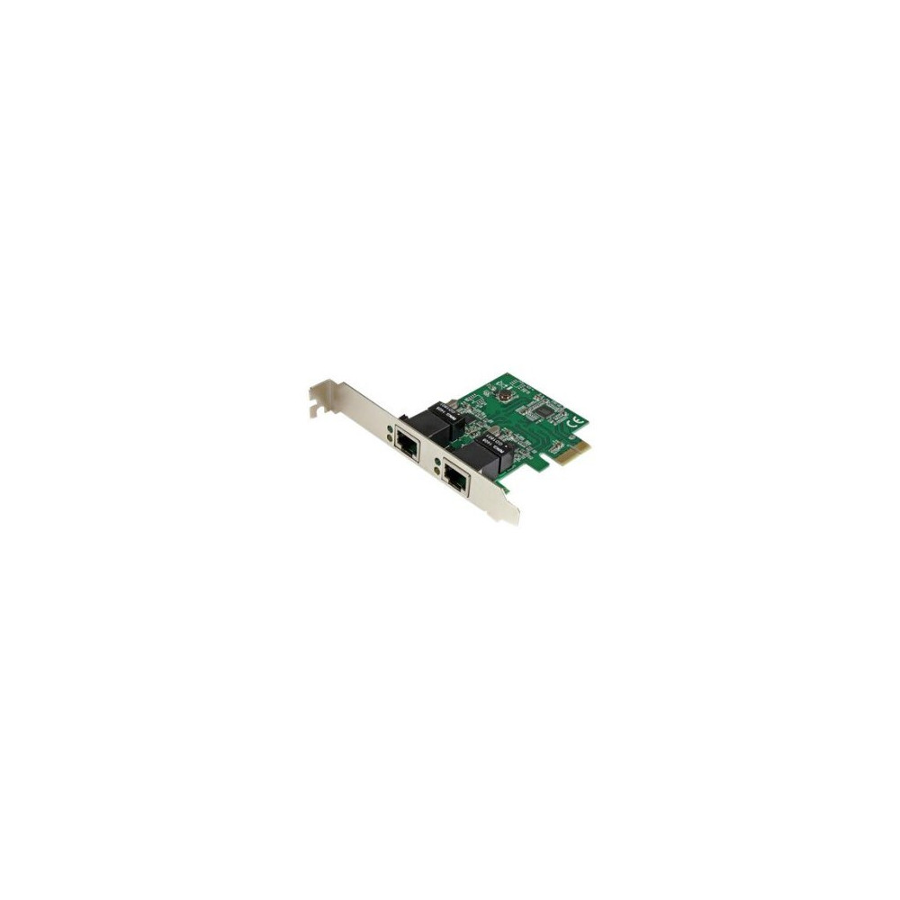 StarTech.com Adattatore Scheda di Rete Ethernet Gigabit PCI express PCIe NIC a 2 porte RJ45 da 1 Gbps - Interno - Cablato - PCI