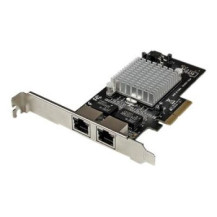 StarTech.com Scheda adattatore server di rete Gigabit Ethernet PCI Express (PCIe x4) a due porte - Intel i350 NIC - Interno - Ca