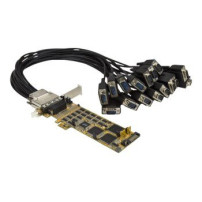 StarTech.com Scheda seriale a basso profilo da 16 porte - RS232 - PCI Express - PCIe - Seriale - A basso profilo - PCIe 1.1 - RS